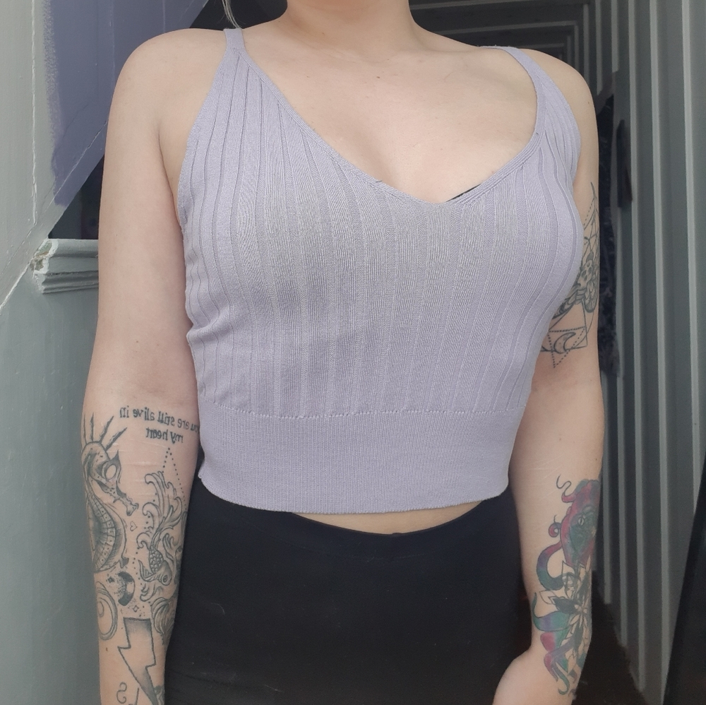 Purple camisole top